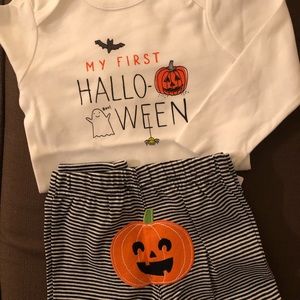 My First Halloween Onesie and Matching Pants Set